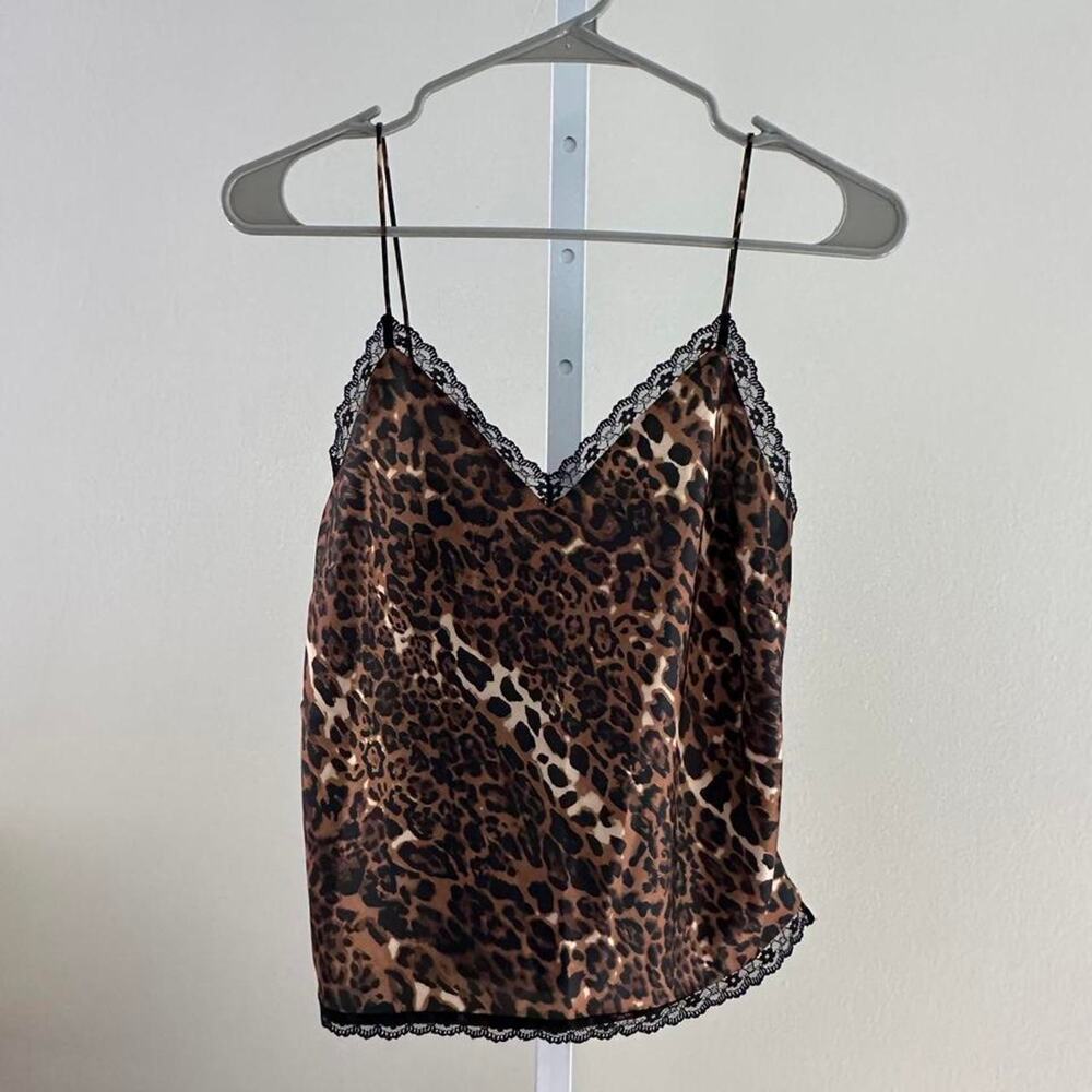Cami nyc leopard print lace